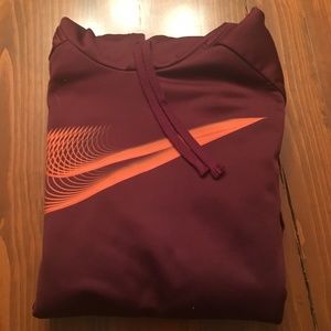 Maroon Nike Dri-Fit Sweatshirt
